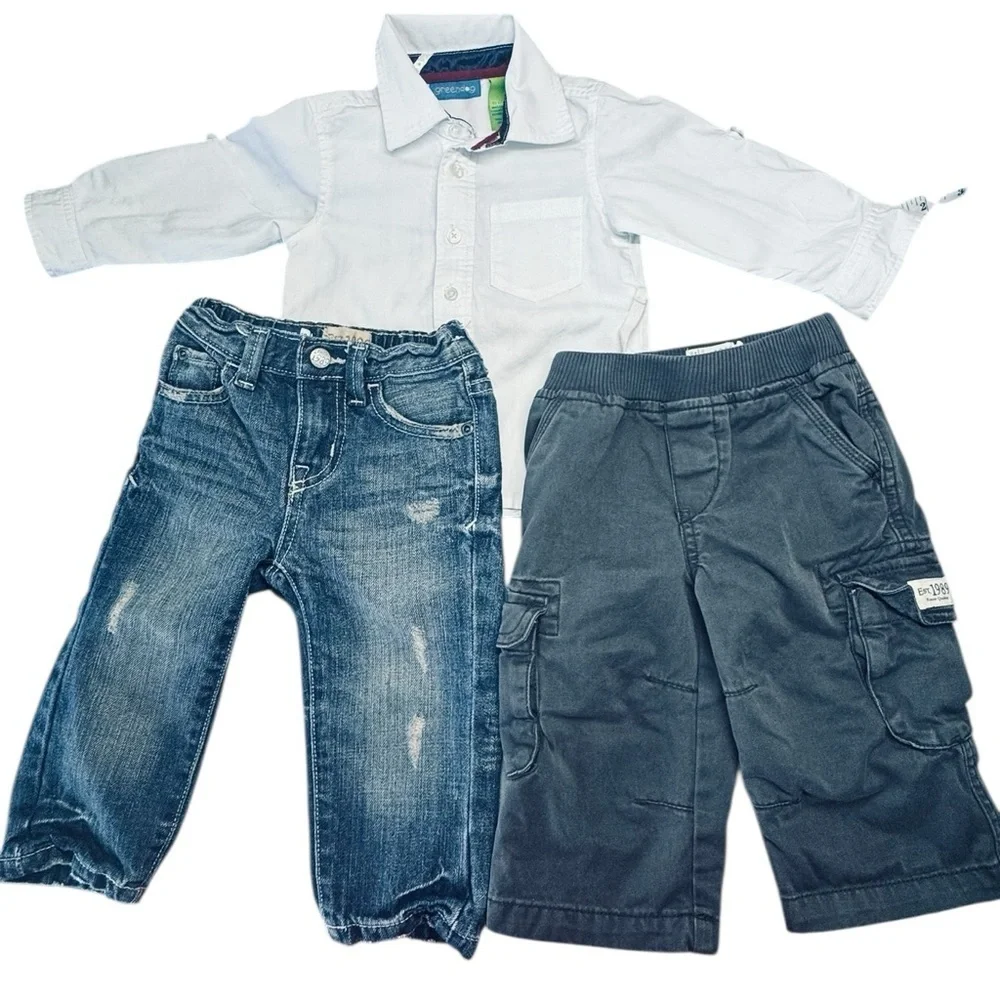Baby boy 12 months 3 pieces
